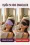 Premium 3D Sleep Eye Mask, 100% Light Blocking, Memory Foam Sleep Band - 3