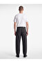 Normal Waist Pocketed Cotton Loose Super Baggy Jean Trousers - 3