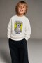 Boy's 3 Thread Fabric Leopard Printed Cotton Sweatshirt - 2