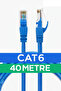 2045 Cat6 Ethernet Cable 40 Mt Meter Lan Internet Cable Cat 6