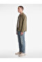 Cotton Regular Waist Pocketed Straight Leg Denim Trousers - Tapered Jeans - 2