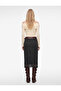Zebra Patterned Midi Tulle Pencil Skirt - 4