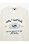 Cotton Crew Neck Oversize Printed Long Sleeve T-Shirt - 7