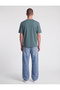 Cotton Crew Neck Short Sleeve Basic Oversize T-Shirt - 3