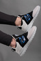 Caildaer Men's Sneakers0012083 Gray Black Cobalt Blue - 4