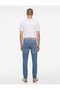 Regular Waist Pocketed Cotton Slim Fit Jean Trousers - Brad Jean - 3