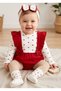 Baby Girl Bandana Socks 100% Cotton 3-Piece Set - 4