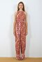 Viscose Fabric Rug Pattern Jumpsuit