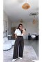 Brown cargo pocket pants - 3