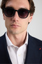 Ds Damat Regular Fit Navy Blue Dobby Fabric Jacket - 2