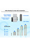 Door Camera 128G 2-Way Talk Smart 3MP WiFi Battery Power Door Bell Magic Cat Eye Peephole Camera PIR - 5