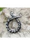 Pendant with A Chain 2024 NEW Men's 316L Stainless-Steel Vintage Odin Norse Viking Amulet Pendant Ne - 5