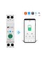 قاطع دائرة ذكي ZigBee 1-63A Tuya WiFi/Zigbee 63A DIN Rail للمنزل الذكي مع جهاز تحكم عن بعد لاسلكي
