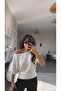 Ecru Off-Shoulder Short Sleeve Modal Blouse - 3