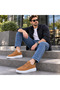 Ba0307 Tan Leather Faux Leather Casual Men's Shoes – Orthopedic Support - 7