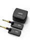 black LEKATO WS-100 Wireless Transmission System Electric Guitar Receiver Transmitter with Charging - 3