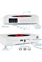 WHITE Qoosea Wall Mounted CD Player with LCD Screen, Home Infrared Remote Control, Support for CD/Bl - 3
