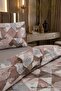 100X200 Single Duvet Cover Set Patterned Brown-Grey - 3
