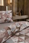 150X200 Double Duvet Cover Set Patterned Brown-Grey - 3