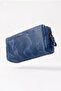 100% Genuine Cowhide Leather Pirana Model Men's Handbag with Card Holder - Shaver Case - 5