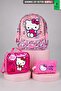 Single Compartment Small Size Kindergarten 32 Cm, Lunch and Pencil Bag Set of 3