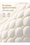 وسادة نوم فاخرة، وسادة ناعمة ومريحة مع دعم متوازن للرأس والرقبة، تصميم هندسي ذهبي أنيق - 5