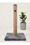 Gray Plush Cat Scratch Board - 52 cm