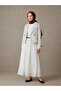 Lined Voile Skirt-White