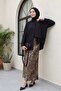 Leopard Pattern Flared Skirt -Leopard - 5