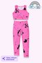 Girl's Multi-Purpose Patterned Swimsuit & Sports Set 12451