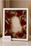 25x35 Cm White Deep Rose Design Frame!Rose Box!Name And Date Gift!Plastic Frame