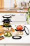 4381 Flat 6-Piece Glass Breakfast Multi-Purpose Storage Container Glass Breakfast Set