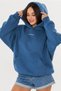 Women's Oversize Sweatshirt Hoodie Active & Refined 3D Printed Marine – Hooded, 3 Yarns, with Pockets - 2
