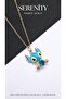 Colorful Enamel Lilo Stitch Steel Necklace