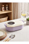 Cute Lunch Box, Portable 2-Compartment Storage Container for Teenagers and Children at School