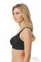 Seamless Bra - Forme |   Laser Cut Seamless Gathering Large Tulle Size Women's Bra 3-Pack - 4