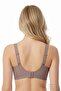 Seamless Bra - Forme |   Brown Laser Cut Seamless Gathering Large Tulle Size Women's Bra - 6