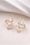 Mineli Wing Gold Color Women's Earrings