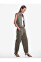 Classic Collar Zippered Sleeveless Denim Vest - 4