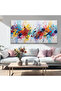 Wall Painting Musical Notes Abstract Art 60x120 cm Wrap Framed Wall Decor - 2