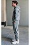 Men's 3 Thread Count Hooded Tracksuit Set with Side Pockets (Soft Wool-Blend Fabric) - 7