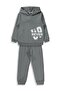 Civil Boys' Basic 2-Piece Tracksuit Set |   2 Threaders - 2 Threaders Long Arm |   School Nursery and Daily Use - Gray