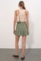 1884 Knitted Mini Skirt - Çağla - 4
