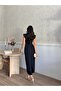Pearl Detailed Midi Evening Dress Graduation Dress - 4