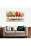 Vibrant Tree Wall Art (60x120 cm) with Wrap Frame – 3D Forest Scene Decor - 7