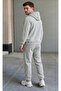 Men's 3 Thread Count Hooded Tracksuit Set with Side Pockets (Soft Wool-Blend Fabric) - 4