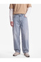 Loose Regular Waist Cotton Super Baggy Jean Trousers - 2
