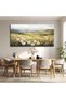 Yellow Tree Wrap framed (60x120 cm ) – Large Nature Landscape Painting for Home & Office - 6