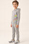 Boy's Tracksuit Set Dinosaur Printed Fleece-Lined Winter - 2