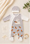 100% Cotton Premium 2-Piece Baby Romper Set (Romper + Hat) - 5